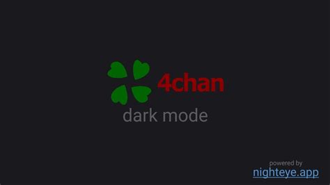 4chan dark mode|How to black text on 4chan .